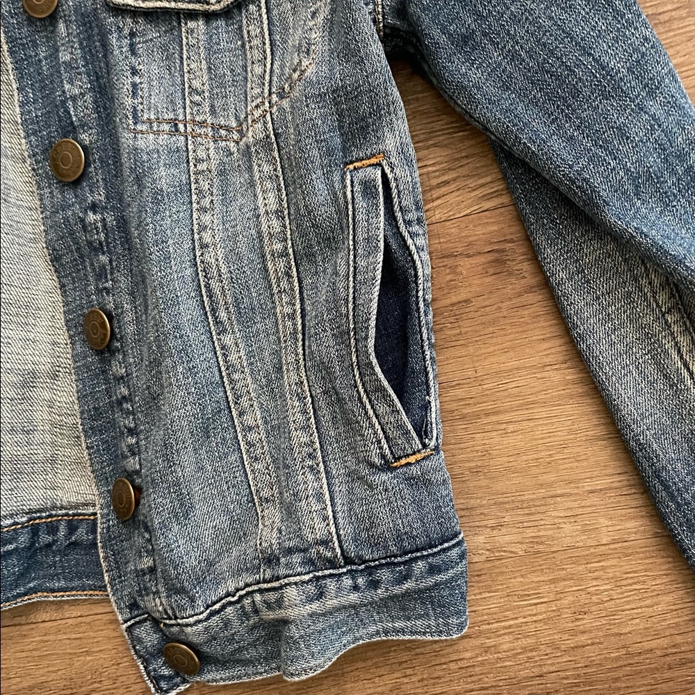 J. Crew Indigo Denim Jacket. Blue - Picture 5 of 14